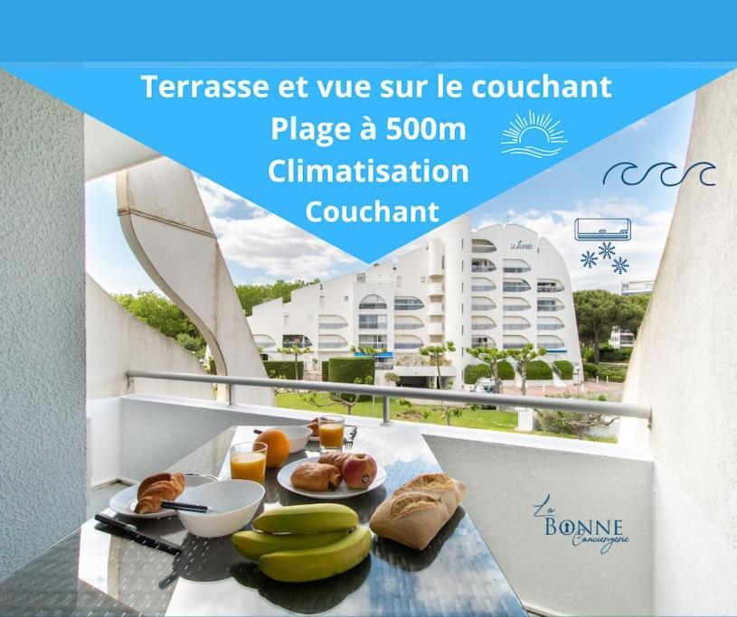 Le Jamaique * Clim * Terrasse * Plage A 10 Min 라그랑모트 외부 사진